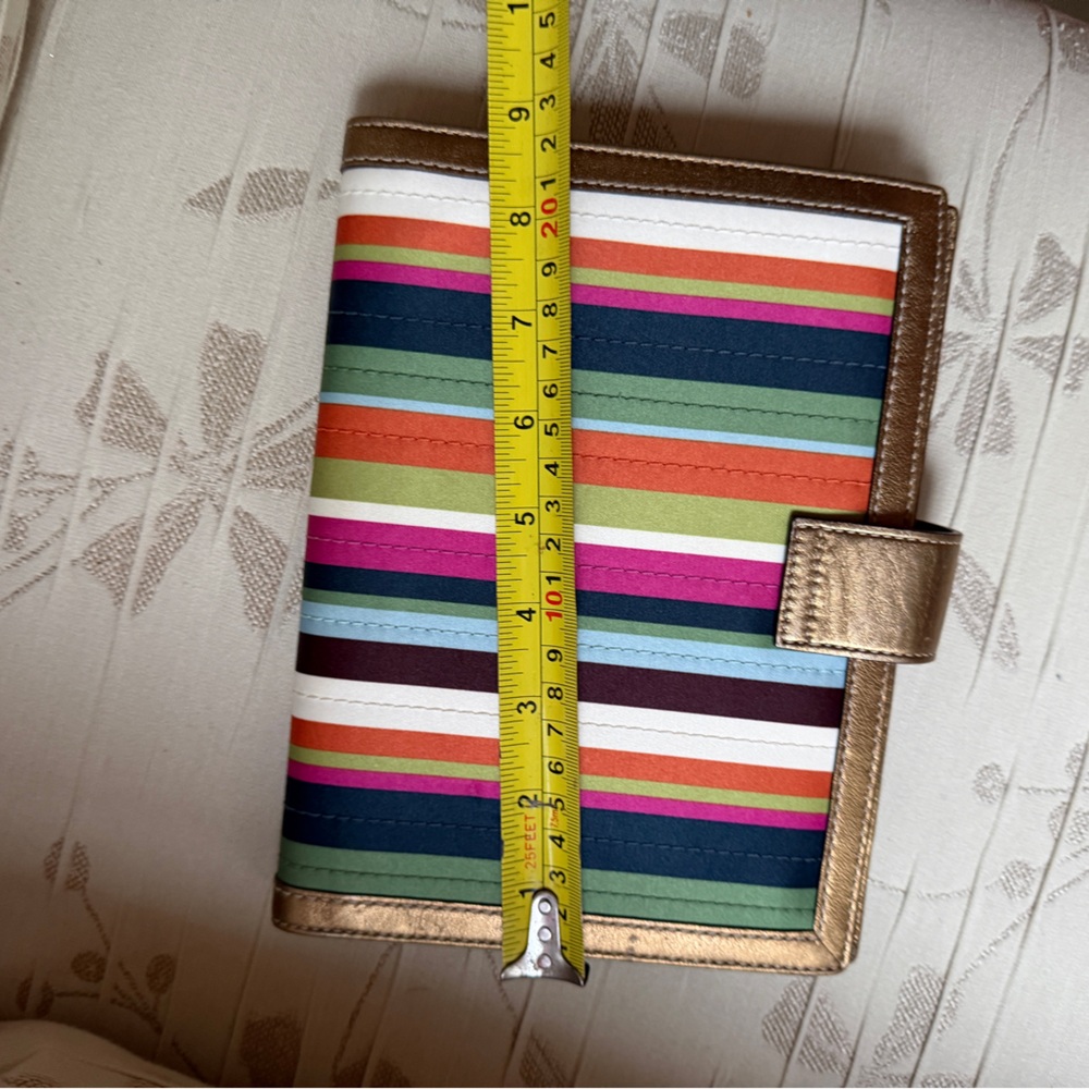 RARE Coach Legacy stripe agenda planner notebook cover NO PEN - Picture 5 of 9